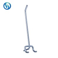 High Quality Silver Steel Metal Single Display Hook 